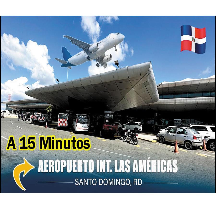 Apartamento Amueblado Caribe, Santo Domingo A 10 Minutos Del Aeropuerto Internacional De Las Americas מראה חיצוני תמונה